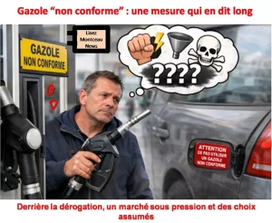 Gazole “non conforme” : une mesure qui en dit long