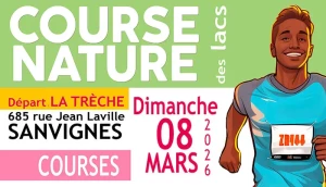 Course nature des lacs de Sanvignes