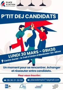 Montceau-les-Mines : « P&rsquo;tit dej candidats »