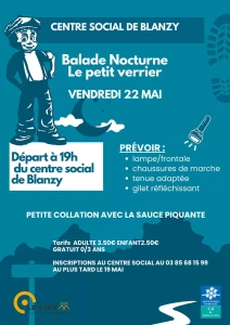 Blanzy : Marche nocturne du centre social