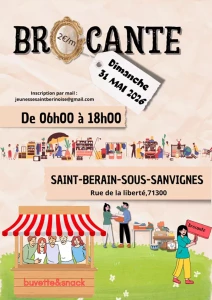 Brocante à Saint-Bérain-sous-Sanvignes