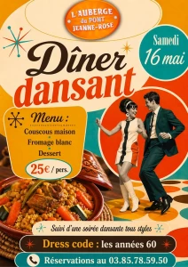 Auberge du Pont Jeanne Rose – Dancing « La Fiesta »
