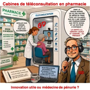 Cabines de téléconsultation en pharmacie