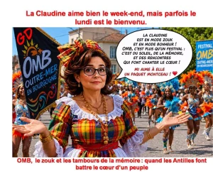 La Claudine aime bien le week-end, mais parfois le lundi est le bienvenu.