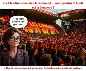 La Claudine aime bien le week-end… mais parfois le lundi est le bienvenu !