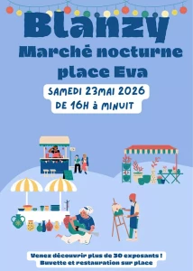 Marché nocturne à Blanzy