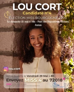 Lou Cort à la conquête de Miss Bourgogne 2026