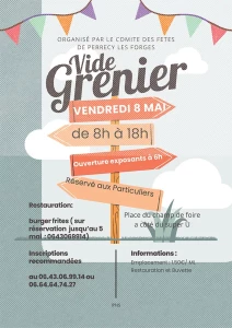 Vide grenier à Perrecy-les-Forges