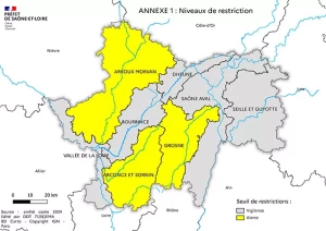 Sécheresse en Saône-et-Loire