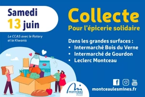 Montceau-les-Mines : Collecte alimentaire solidaire