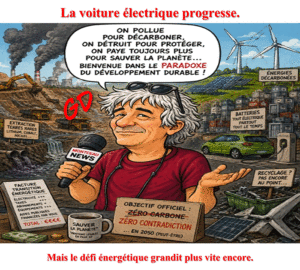 La voiture électrique progresse.