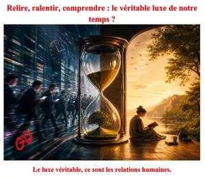 Relire, ralentir, comprendre : le véritable luxe de notre temps ?