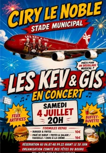 La Grande Fête du 4 Juillet à Ciry-le-Noble !
