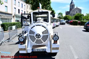 Montceau-les-Mines – Le petit train en centre ville