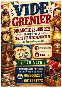 Vide-grenier au Bourg de Gourdon