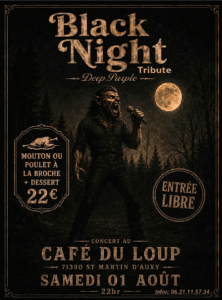 Black Noght en concert à Saint-Martin d&rsquo;Auxy 