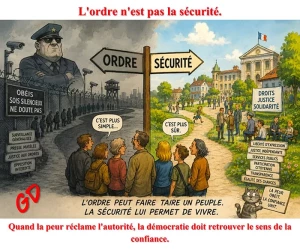 L&rsquo;ordre n&rsquo;est pas la sécurité.