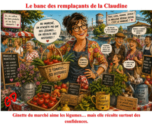 Le banc des remplaçants de la Claudine