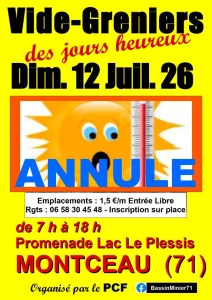 Vide greniers du PCF (Montceau-les-Mines)