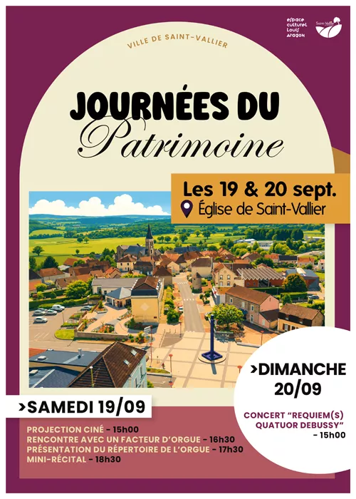 Affiche journées du patrimoine