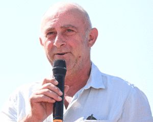 Luc Jeannin à la fête des Jeunes Agriculteurs