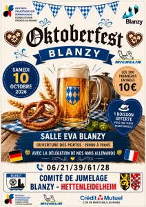 Blanzy accueille sa deuxième Oktoberfest avec ses amis allemands