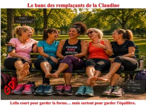 Le banc des remplaçants de la Claudine