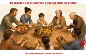 De chacun selon ses moyens, à chacun selon ses besoins