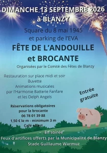 Fête de l’andouillette et brocante à Blanzy