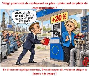 Vingt pour cent de carburant en plus : plein réel ou plein de communication ?