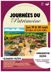 Les journées du patrimoine reviennent cette année à Saint-Vallier