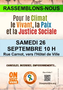Montceau-les-Mines : un rassemblement citoyen pour le climat et la justice sociale