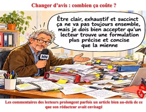 Changer d’avis : combien ça coûte ?