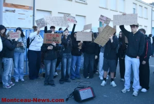 Montceau-les-Mines – Mouvement lycéen