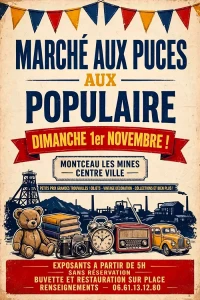 Montceau-les-Mines – Marché aux puces populaire de la Bouquinerie